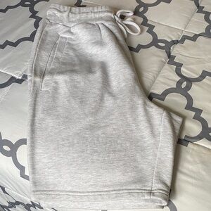 Men’s Gray Jogging Shorts with Pockets